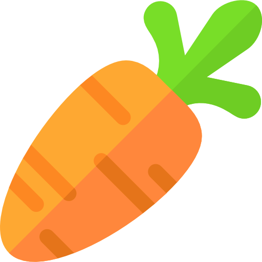 Carrot Basic Rounded Flat icon