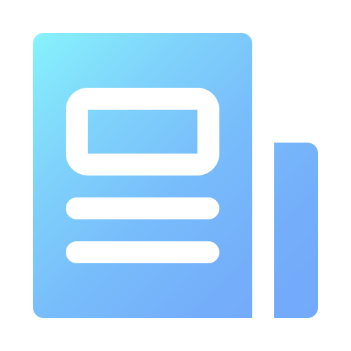 News Generic Flat Gradient icon