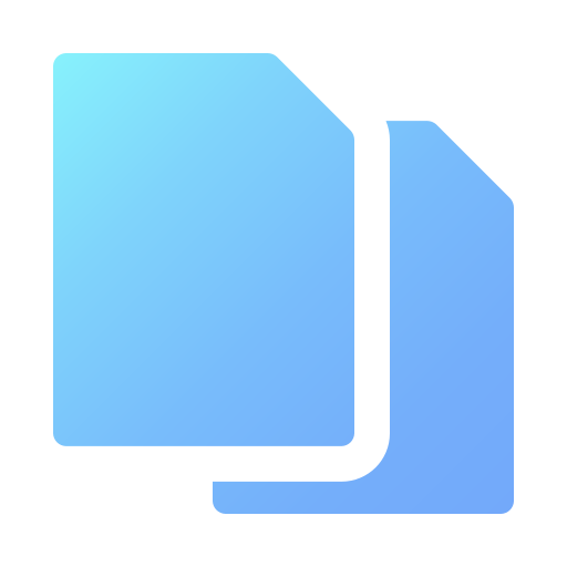 File Generic Flat Gradient icon