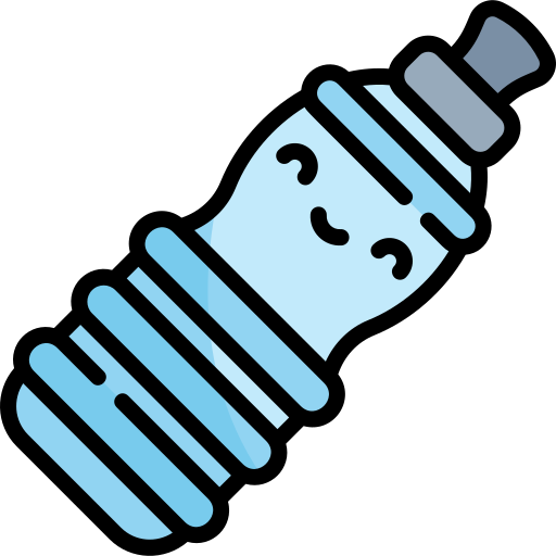 Water bottle Kawaii Lineal color icon