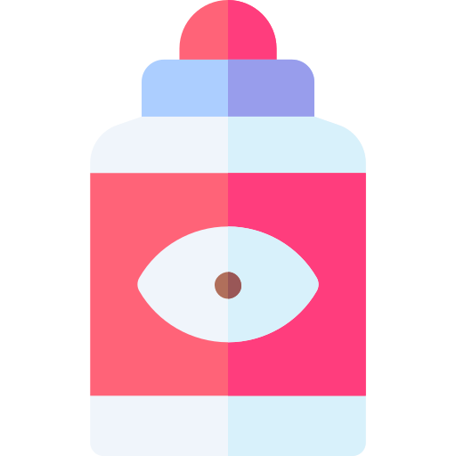 Eye contour Basic Rounded Flat icon