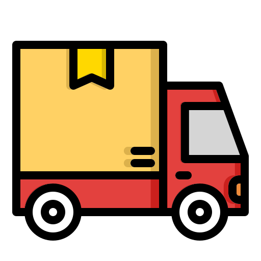 Box car - Free shipping and delivery icons
