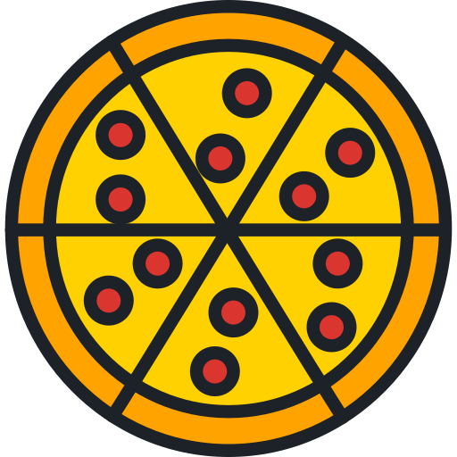 Pizza Generic Outline Color icon