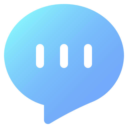 Chat Generic Flat Gradient icon