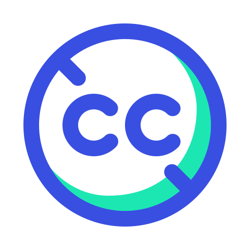 Creative commons - free icon