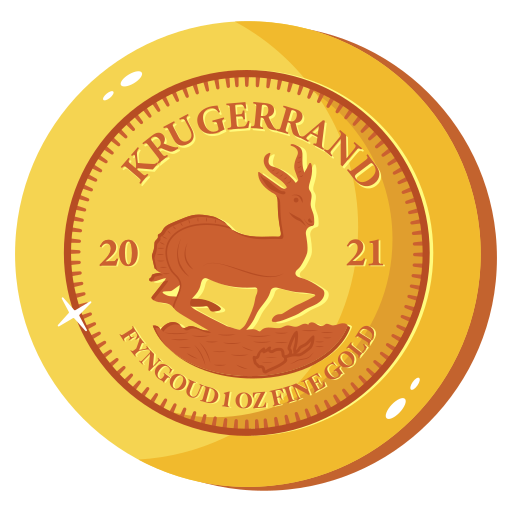 krugerrand icono gratis