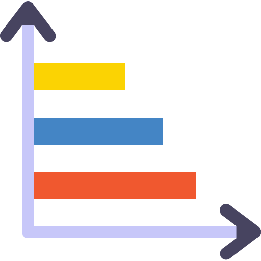 gráfico de barras icono gratis