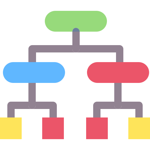 Organization chart Generic Flat icon