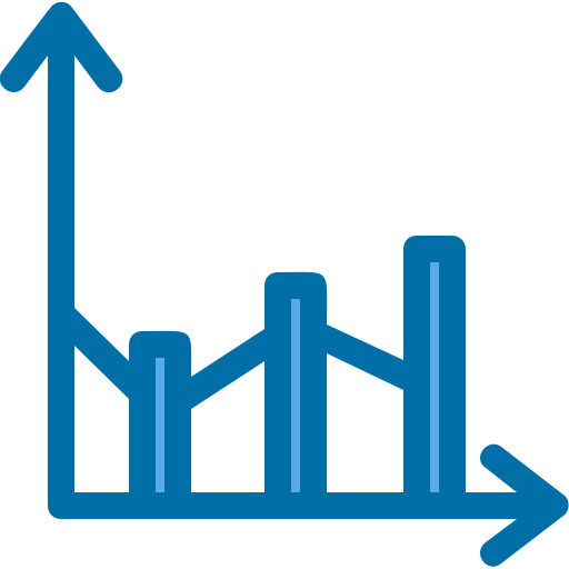 gráfico combinado icono gratis