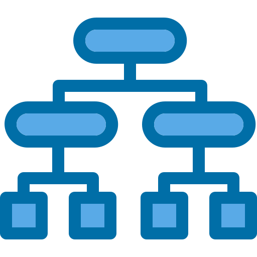 organigramme Icône gratuit organigramme Icône gratuit