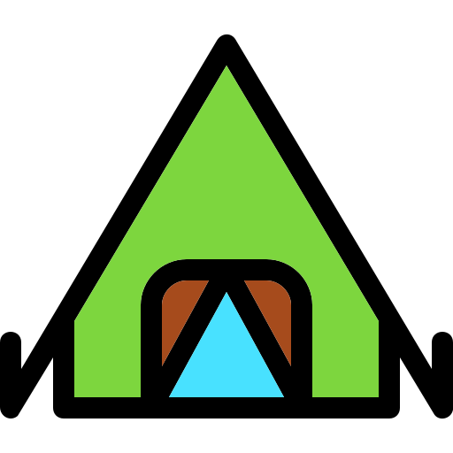 Camping Generic Outline Color icon