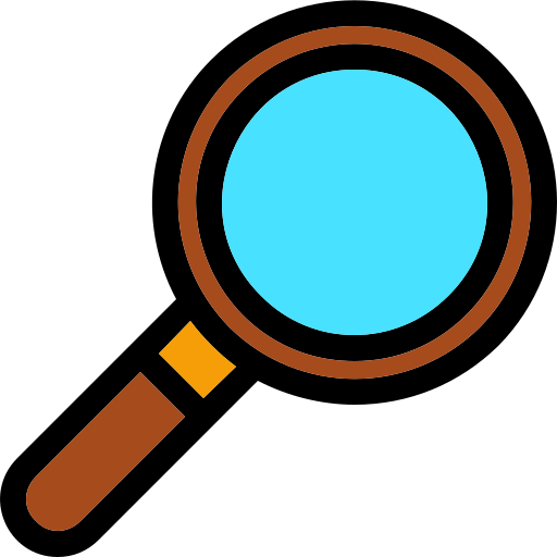 Magnifying glass Generic Outline Color icon