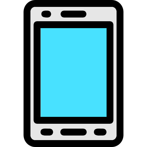 Smartphone Generic Outline Color icon