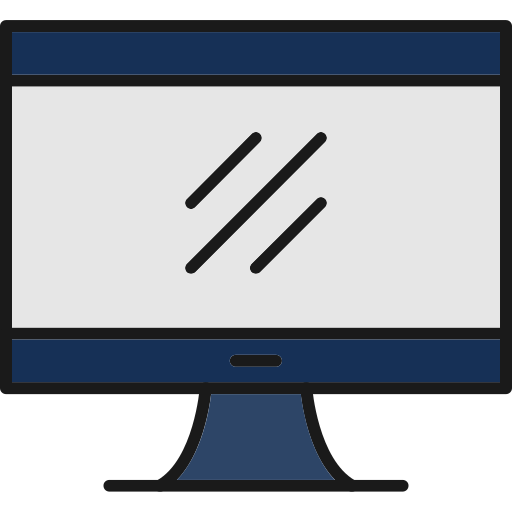 Monitor Generic Outline Color icon