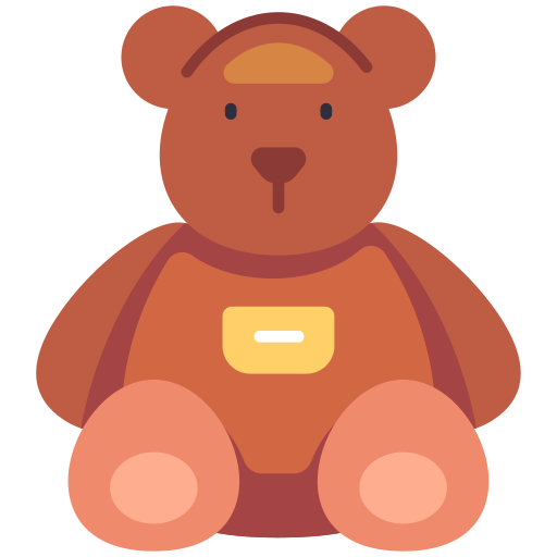 oso de peluche icono gratis