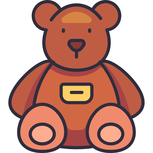 oso de peluche icono gratis