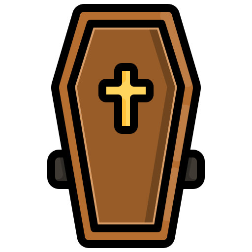 Coffin Generic Outline Color icon