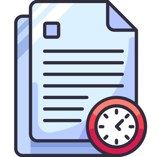 Deadline Generic Outline Color icon