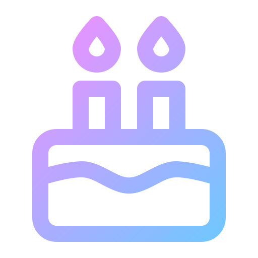 pastel de cumpleaños icono gratis