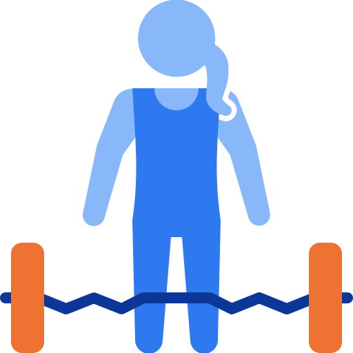 levantamiento de pesas icono gratis