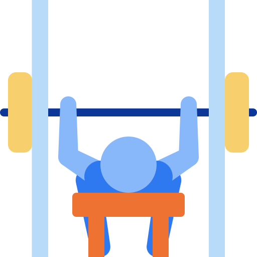 levantamiento de pesas icono gratis