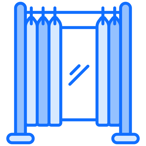 cabine d'essayage Icône gratuit