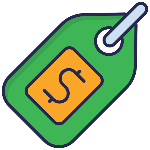 Price tag free icon