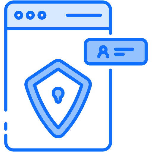 protección de datos icono gratis