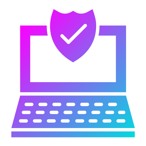 la seguridad cibernética icono gratis