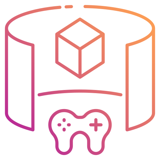 juegos de realidad virtual icono gratis