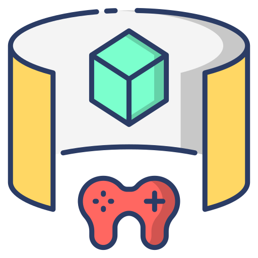 juegos de realidad virtual icono gratis