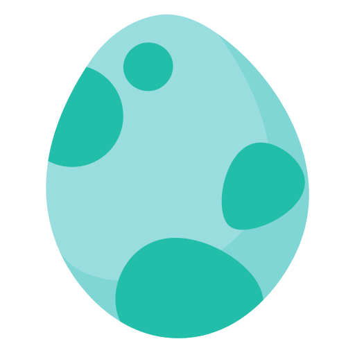 Dinosaur egg free icon
