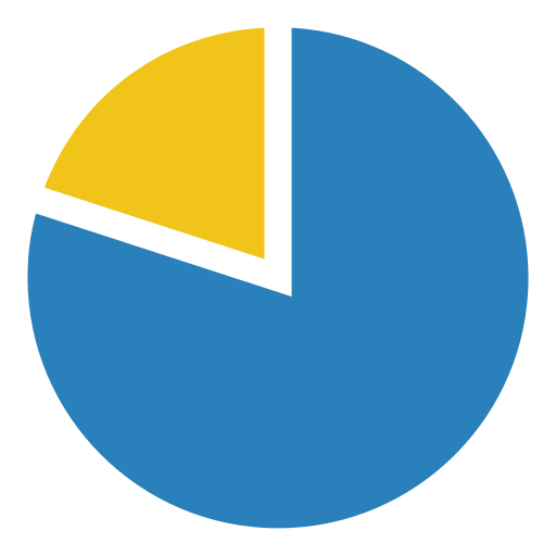 gráfico circular icono gratis