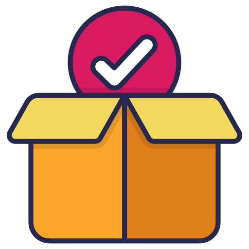 Box - Free shipping and delivery icons
