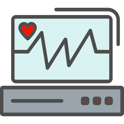 monitor de electrocardiograma icono gratis