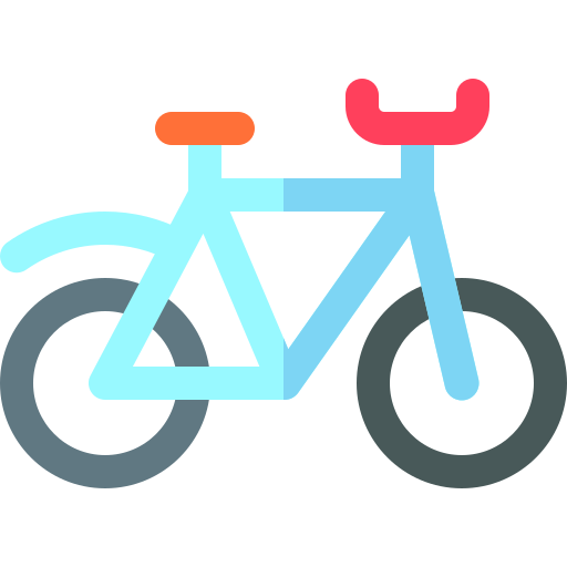 Bicycle Basic Rounded Flat Icon