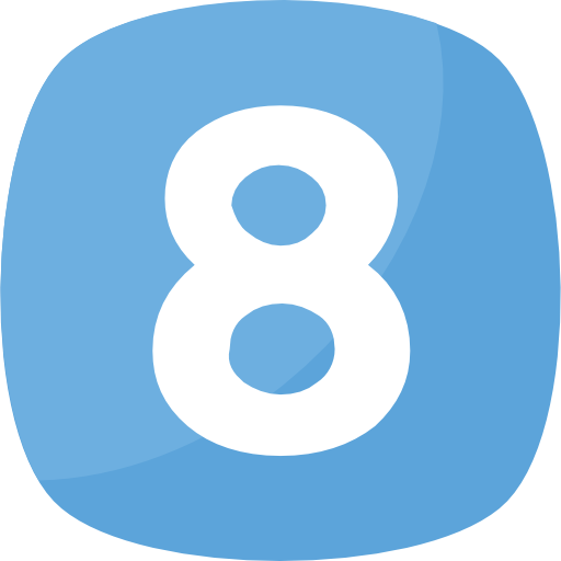 number 8 icon