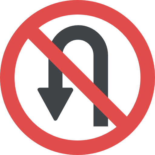 kein umkehren kostenlos Icon kein umkehren kostenlos Icon