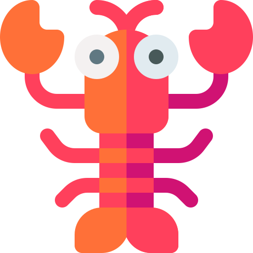 Lobster Basic Rounded Flat icon