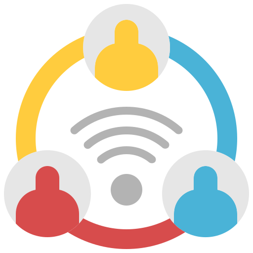 medios de comunicación social icono gratis