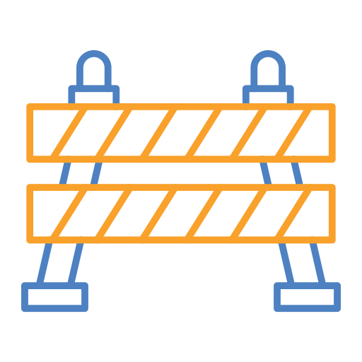 barrera icono gratis