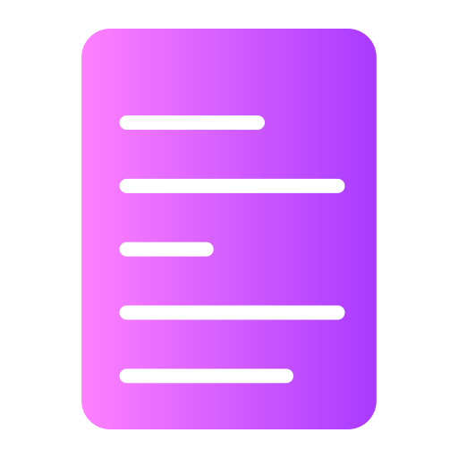 Document Generic Flat Gradient icon