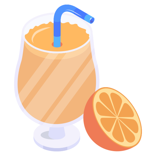 zumo de naranja icono gratis