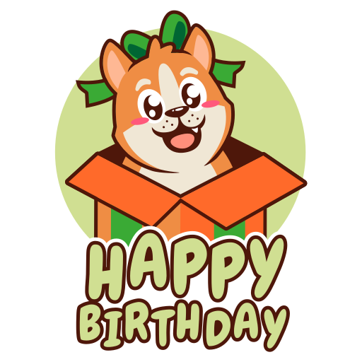 Happy birthday free sticker Happy birthday free sticker