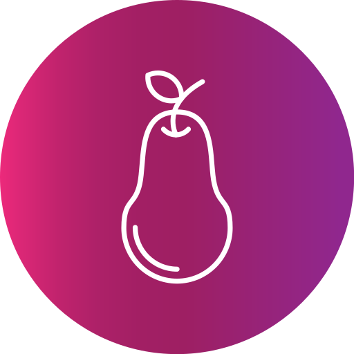 Pear Generic Flat Gradient icon