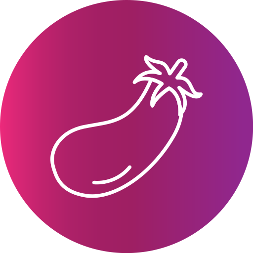 Eggplant Generic Flat Gradient icon