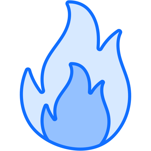 Fire Generic Blue icon