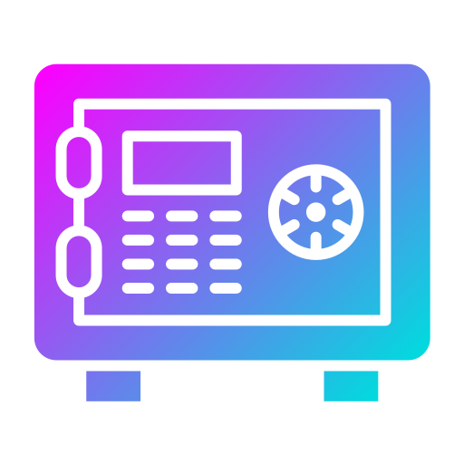 caja de seguridad icono gratis