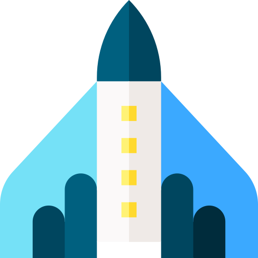 Plane Basic Straight Flat icon