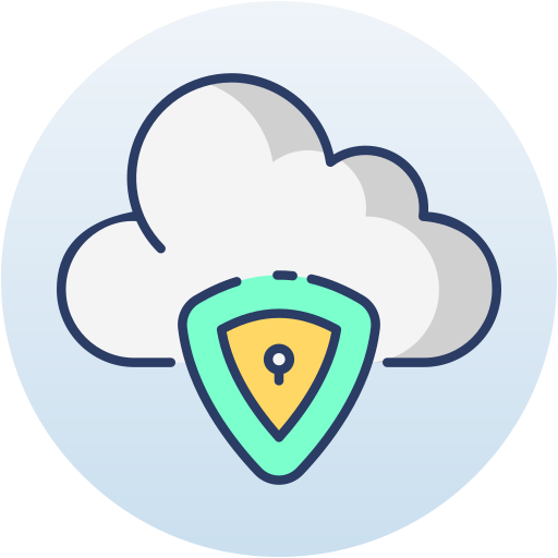 seguridad de datos icono gratis